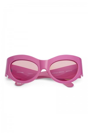 Ganni ACE & TATE TRIXIE Sonnenbrille Rosa | 391-WMTIKS