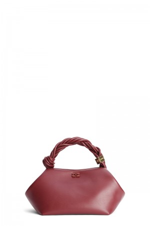 Ganni Bou Handtasche Bordeaux | 917-QWUHGI