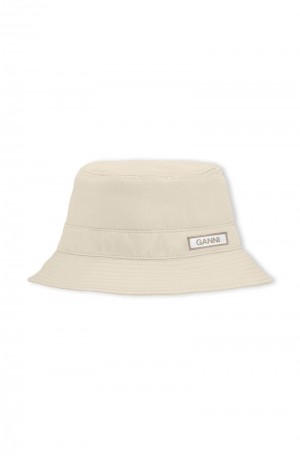 Ganni Bucket Hüte Khaki | 318-OAWUVI