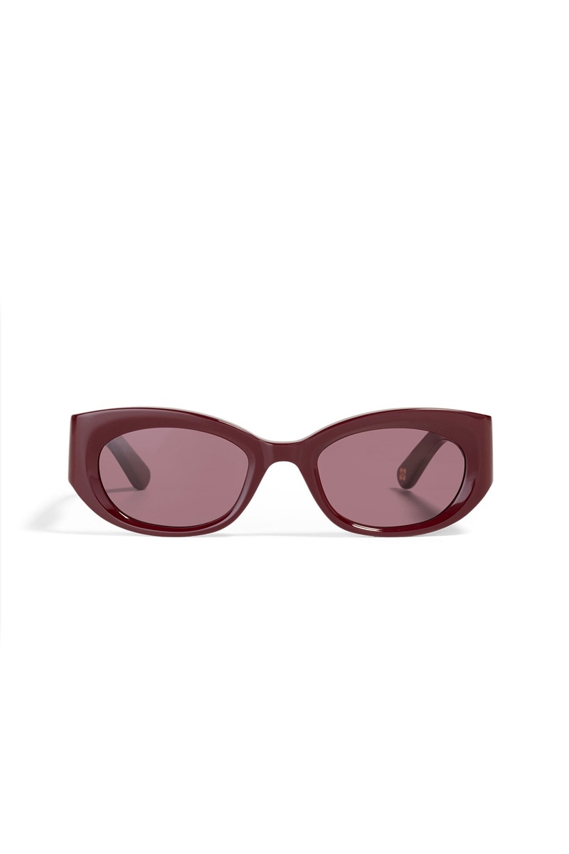 Ganni ACE & TATE XENA Sonnenbrille Bordeaux | 374-VRKCGM