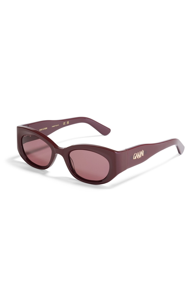 Ganni ACE & TATE XENA Sonnenbrille Bordeaux | 374-VRKCGM