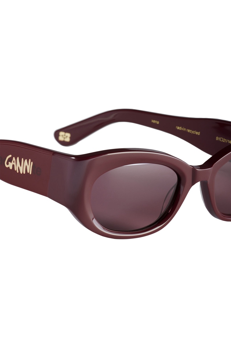 Ganni ACE & TATE XENA Sonnenbrille Bordeaux | 374-VRKCGM