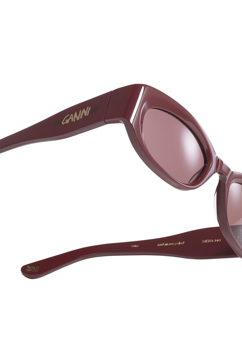 Ganni ACE & TATE XENA Sonnenbrille Bordeaux | 374-VRKCGM