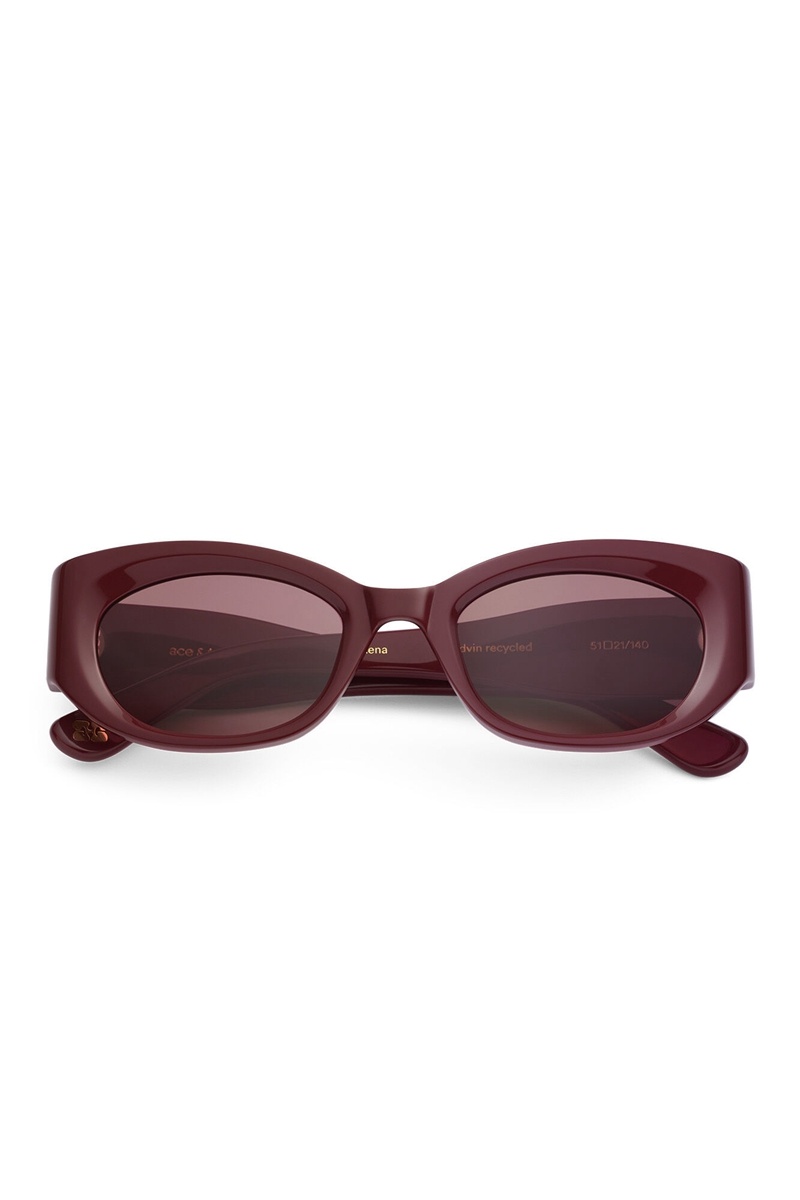 Ganni ACE & TATE XENA Sonnenbrille Bordeaux | 374-VRKCGM