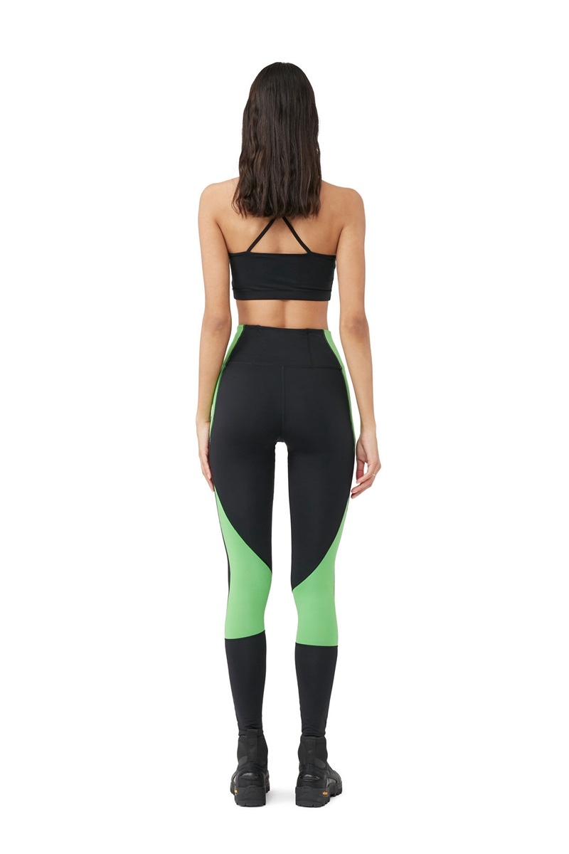 Ganni Active Ultra High Taille Leggings Schwarz | 036-EVWBLY