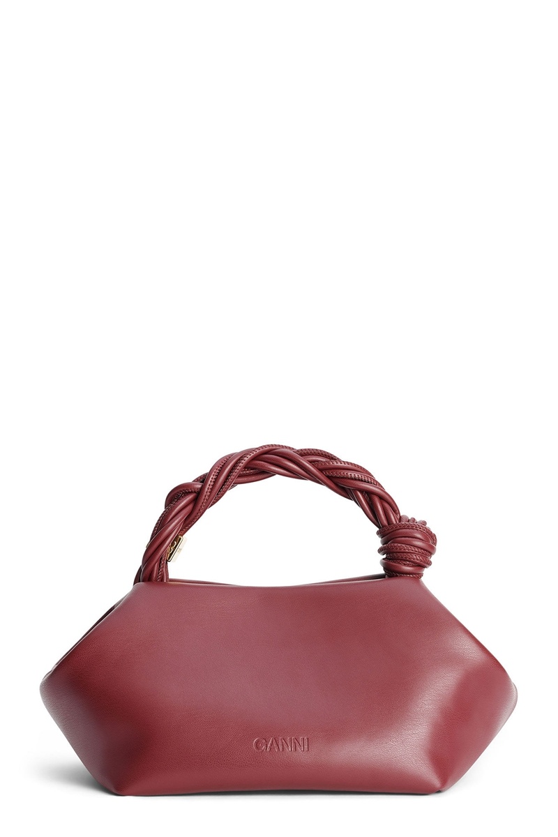 Ganni Bou Handtasche Bordeaux | 917-QWUHGI