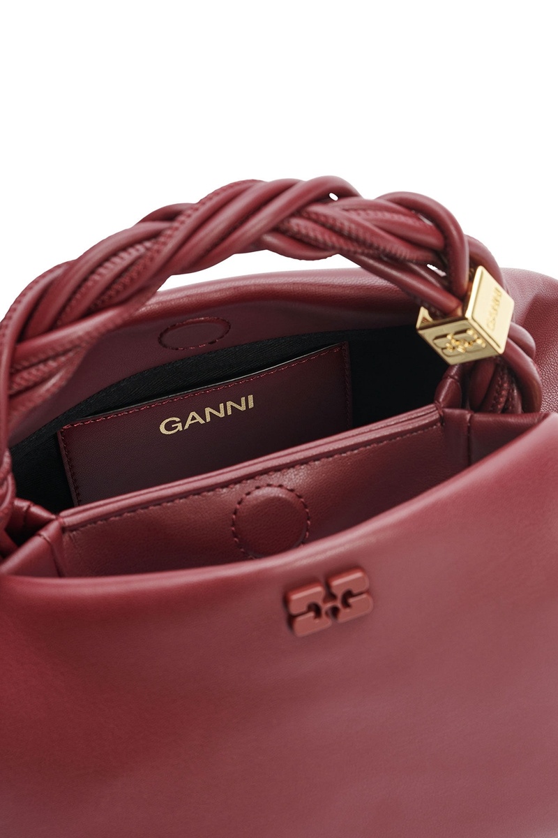 Ganni Bou Handtasche Bordeaux | 917-QWUHGI