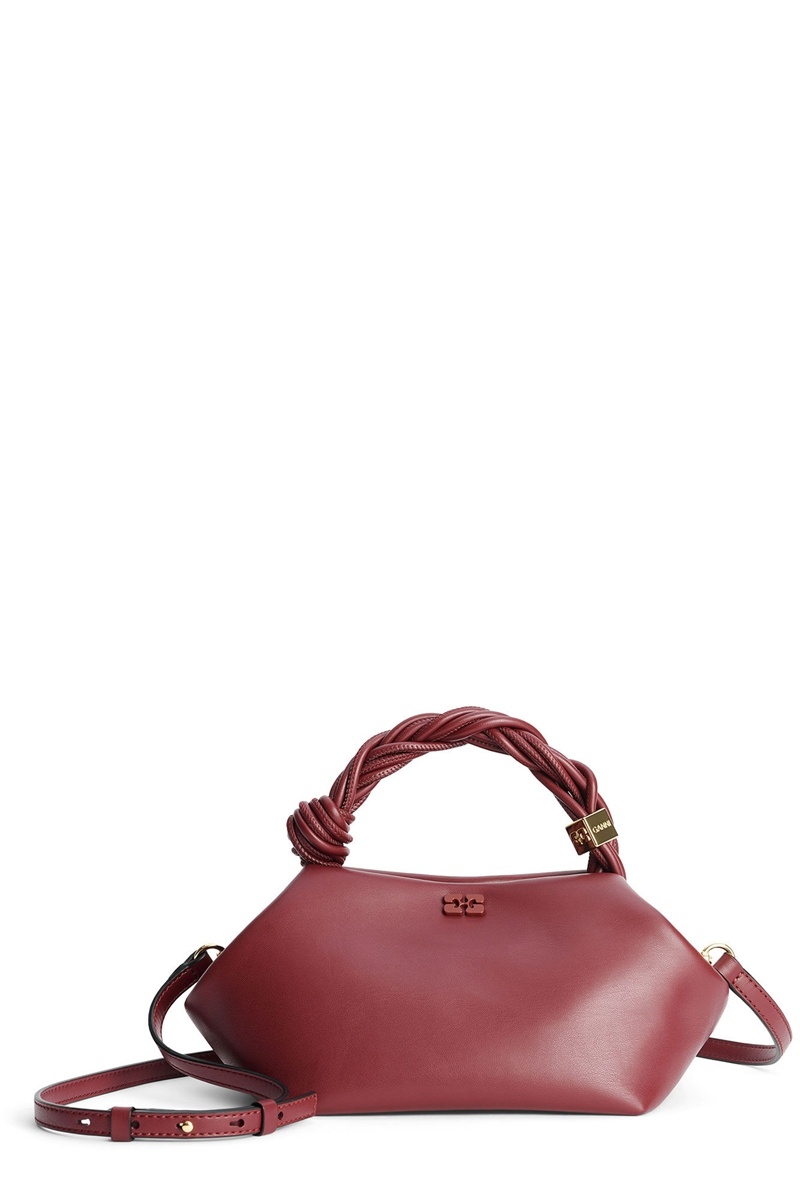 Ganni Bou Handtasche Bordeaux | 917-QWUHGI