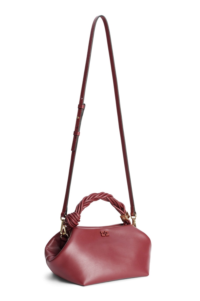 Ganni Bou Handtasche Bordeaux | 917-QWUHGI