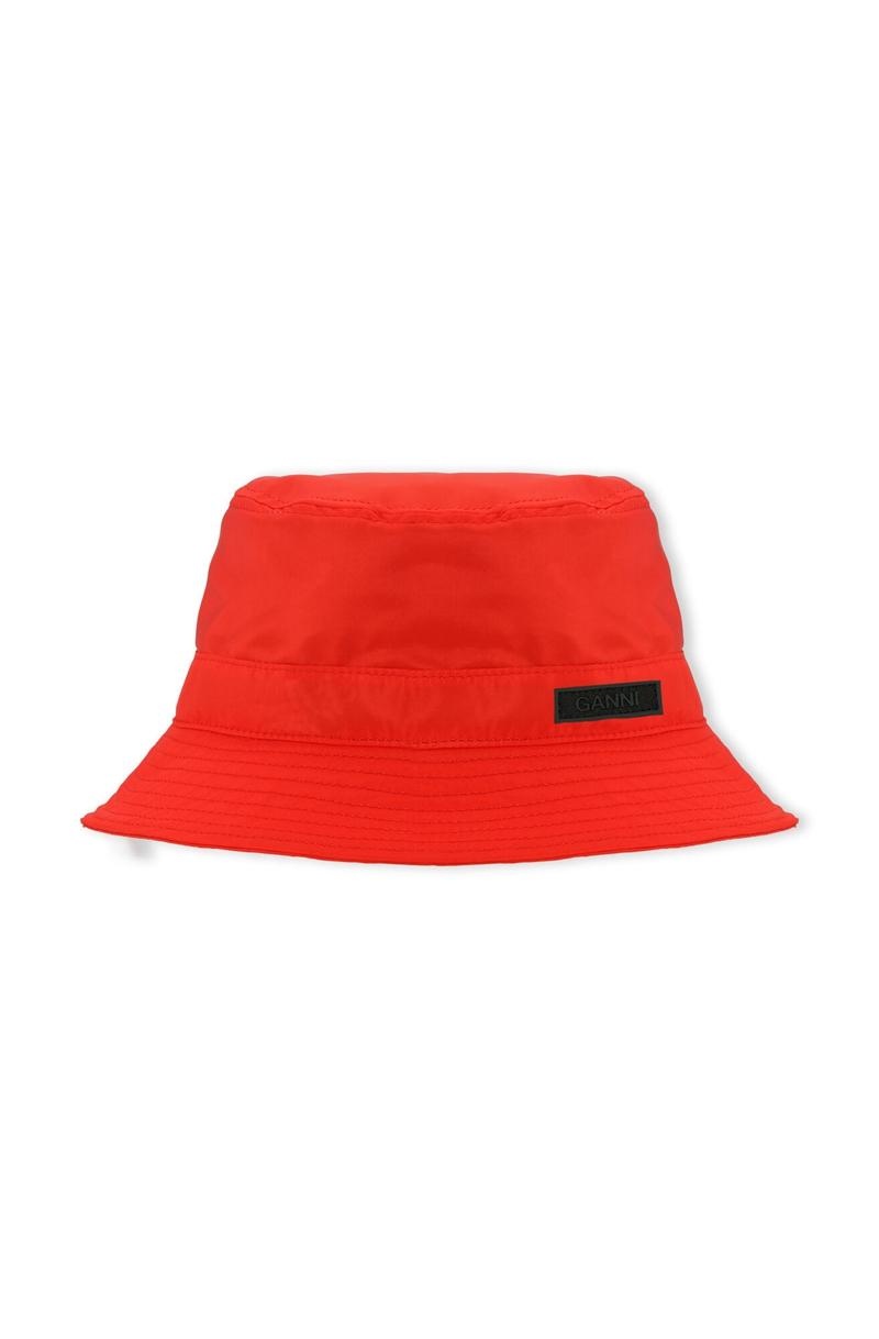 Ganni Bucket Hüte Rot | 401-BLRPME