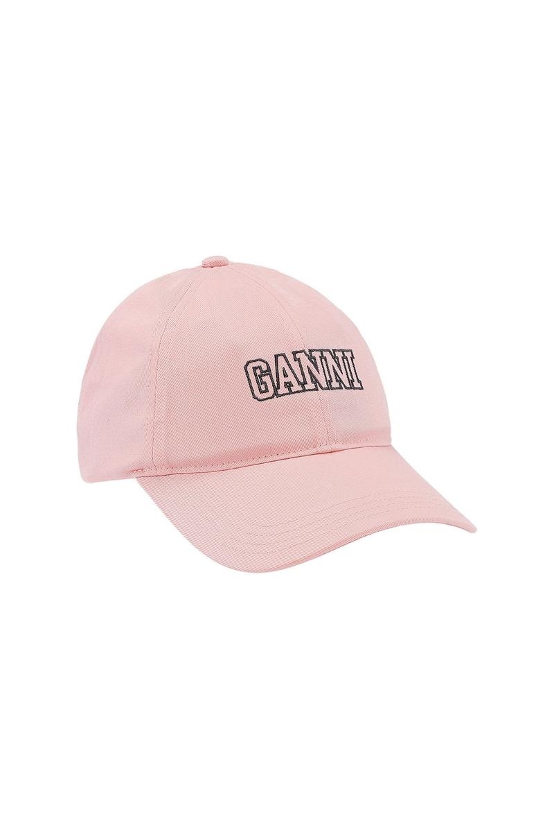 Ganni Lilac Embroidered Logo Hüte Lila | 726-DAKYEH