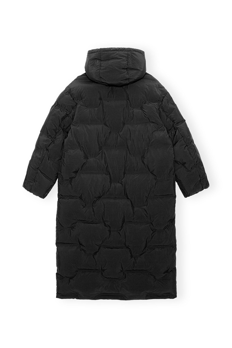 Ganni Oversized Soft Puffer Mäntel Schwarz | 561-FNLXWY