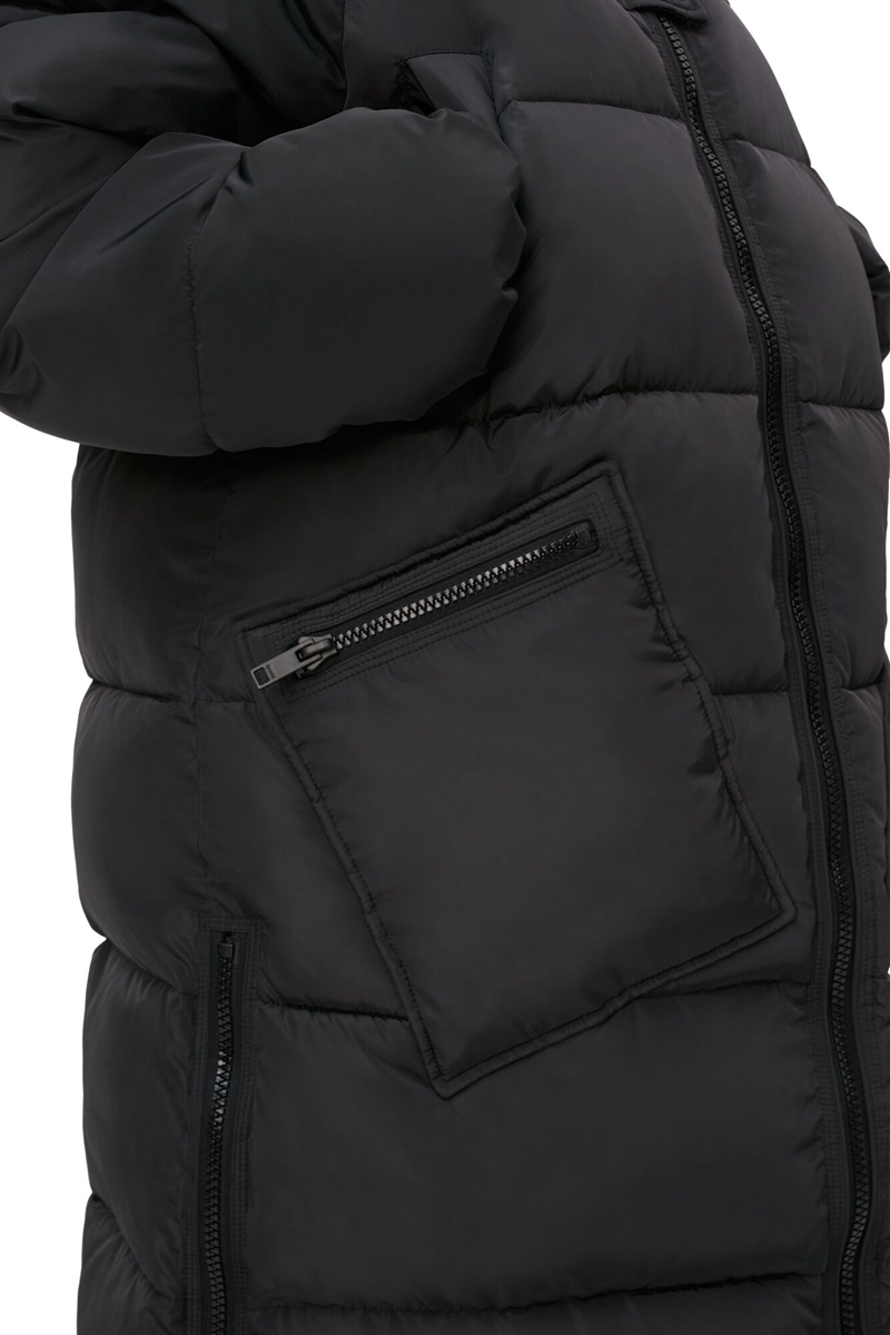 Ganni Oversized Tech Puffer Mäntel Schwarz | 597-PKVCSB