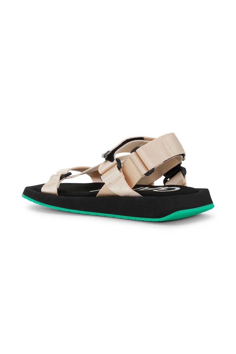 Ganni Performance Webbing Sandalen Grau | 148-CXJIDK