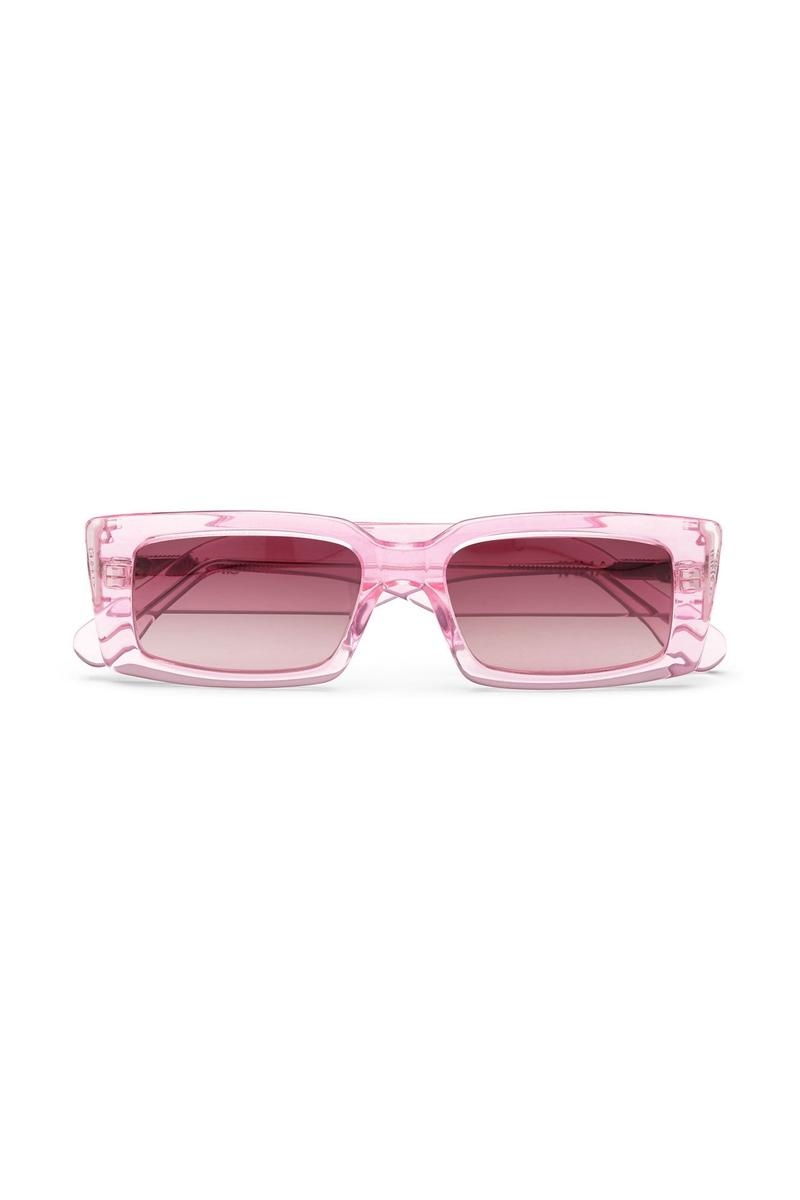 Ganni Rectangular Sonnenbrille Rosa | 604-BWPCAN