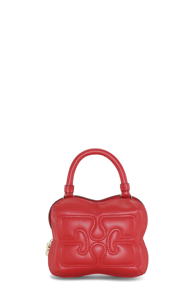 Ganni Small Butterfly Crossbody Tasche Rot | 958-ZJCAGS