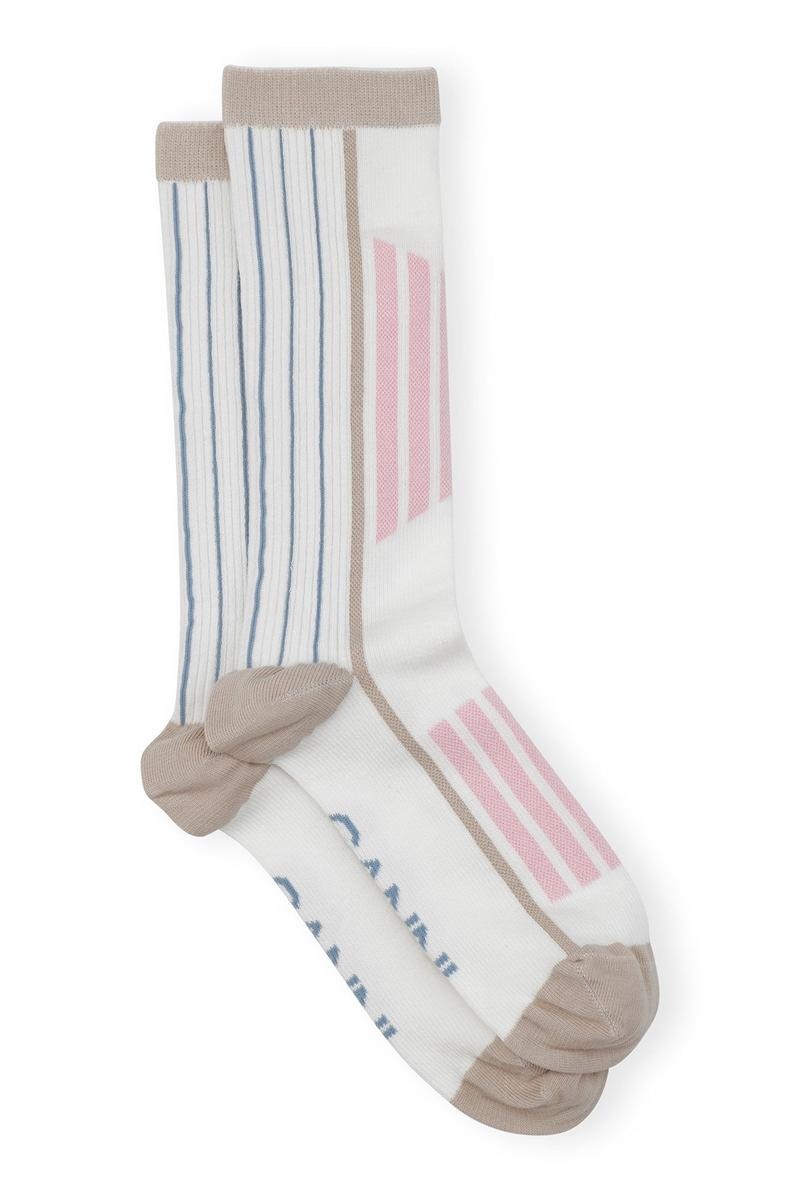 Ganni Sportliche Socken Mehrfarbig | 246-YVBTIR